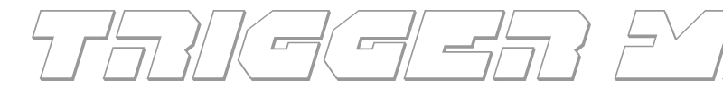 Trigger Man 3D Italic