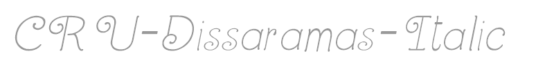 CRU-Dissaramas-Italic