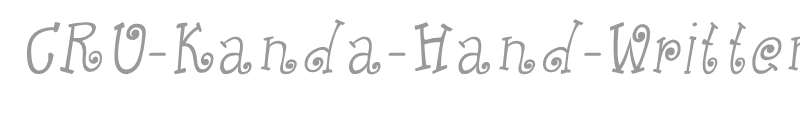 CRU-Kanda-Hand-Written-Italic
