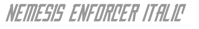 Nemesis Enforcer Italic