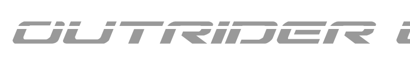 Outrider Laser Italic
