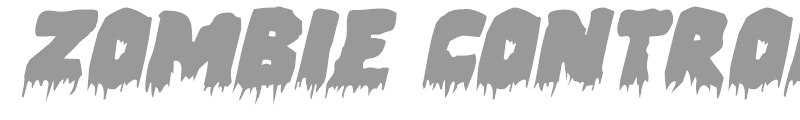 Zombie Control Expnaded Italic