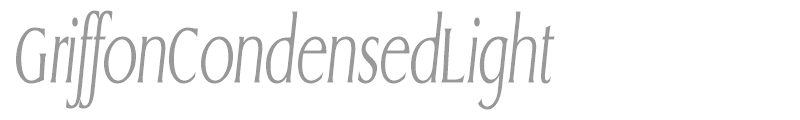 GriffonCondensedLight