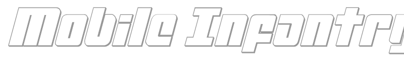 Mobile Infantry 3D Italic
