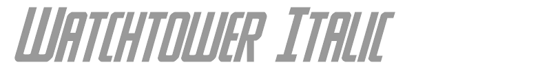 Watchtower Italic