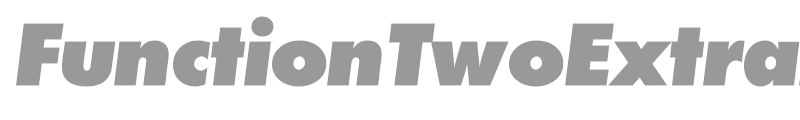 FunctionTwoExtrabold