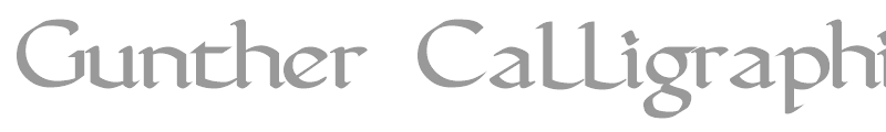 Gunther Calligraphic