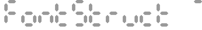 Fontstruct Time