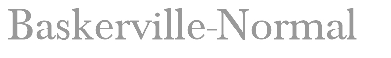 Baskerville-Normal