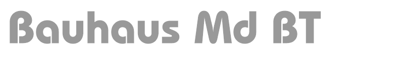 Bauhaus Md BT