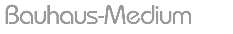 Bauhaus-Medium