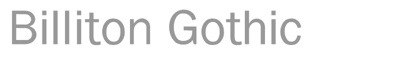 BillitonGothic