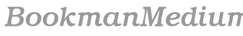 BookmanMedium