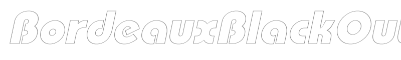 BordeauxBlackOutline