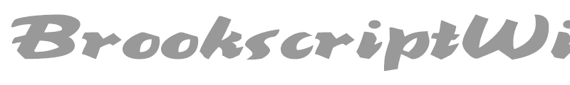 BrookscriptWide