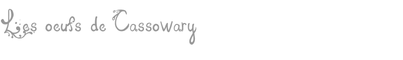Les oeufs de Cassowary
