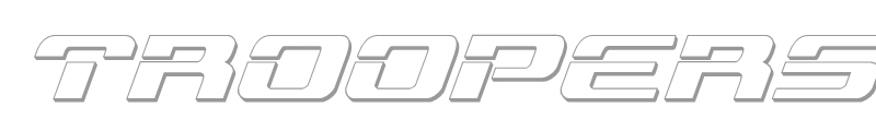 Troopers 3D Italic