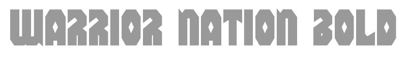 Warrior Nation Bold