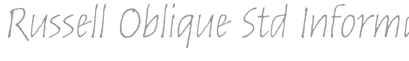 Russell Oblique Std