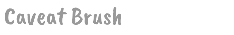 Caveat Brush
