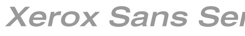 Xerox Sans Serif Wide