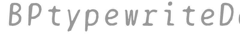 BPtypewriteDamaged
