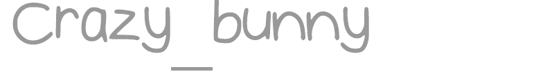 Crazy Bunny :D