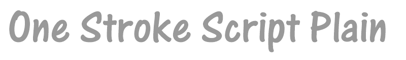 One Stroke Script