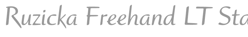 Ruzicka Freehand LT Std