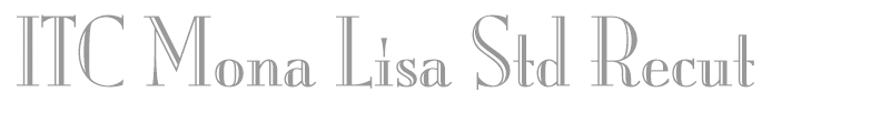 ITC Mona Lisa Std
