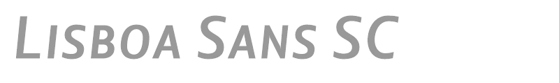 Lisboa Sans SC