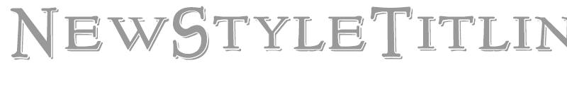 NewStyleTitling Embossed