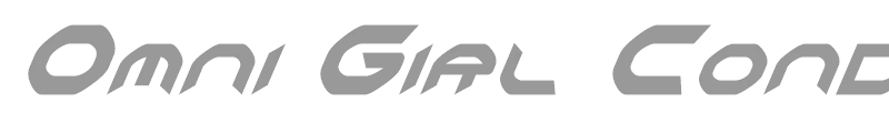 Omni Girl Condensed Italic