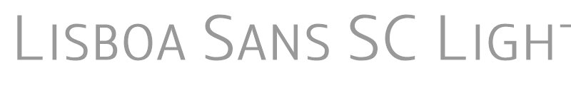 Lisboa Sans SC Light
