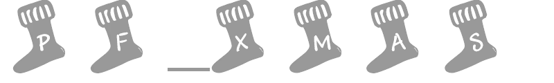pf_xmas sock