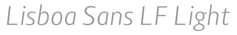 Lisboa Sans LF Light