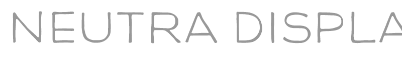 Neutra Display Drafting Alt