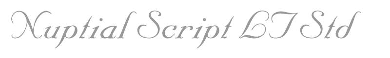 Nuptial Script LT Std
