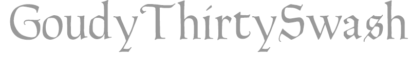 GoudyThirtySwash