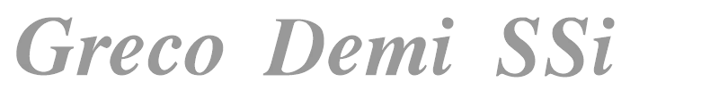 Greco Demi SSi