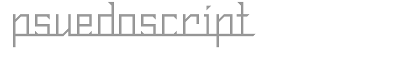 Psuedoscript
