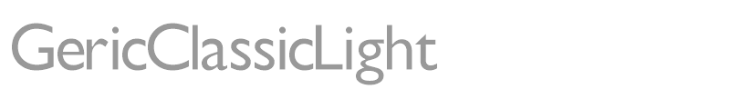 GericClassicLight