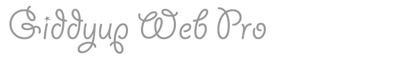 Giddyup Web Pro