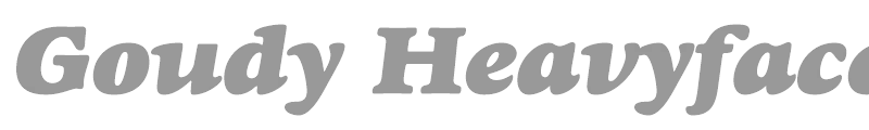 Goudy Heavyface Std
