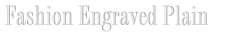 Fashion Engraved