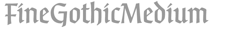 FineGothicMedium
