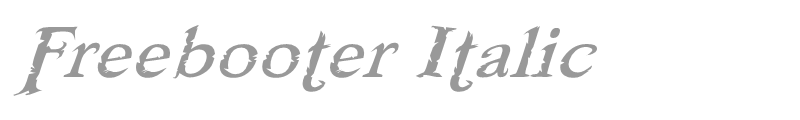 Freebooter Italic