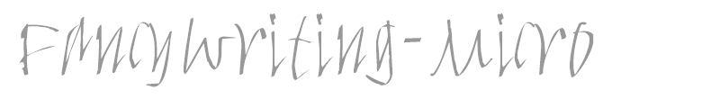FancyWriting-Micro
