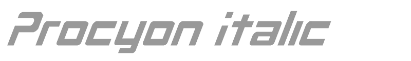 Procyon Italic