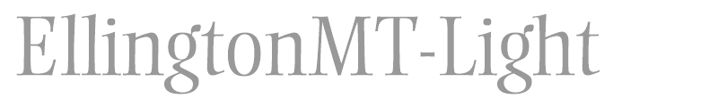 EllingtonMT-Light